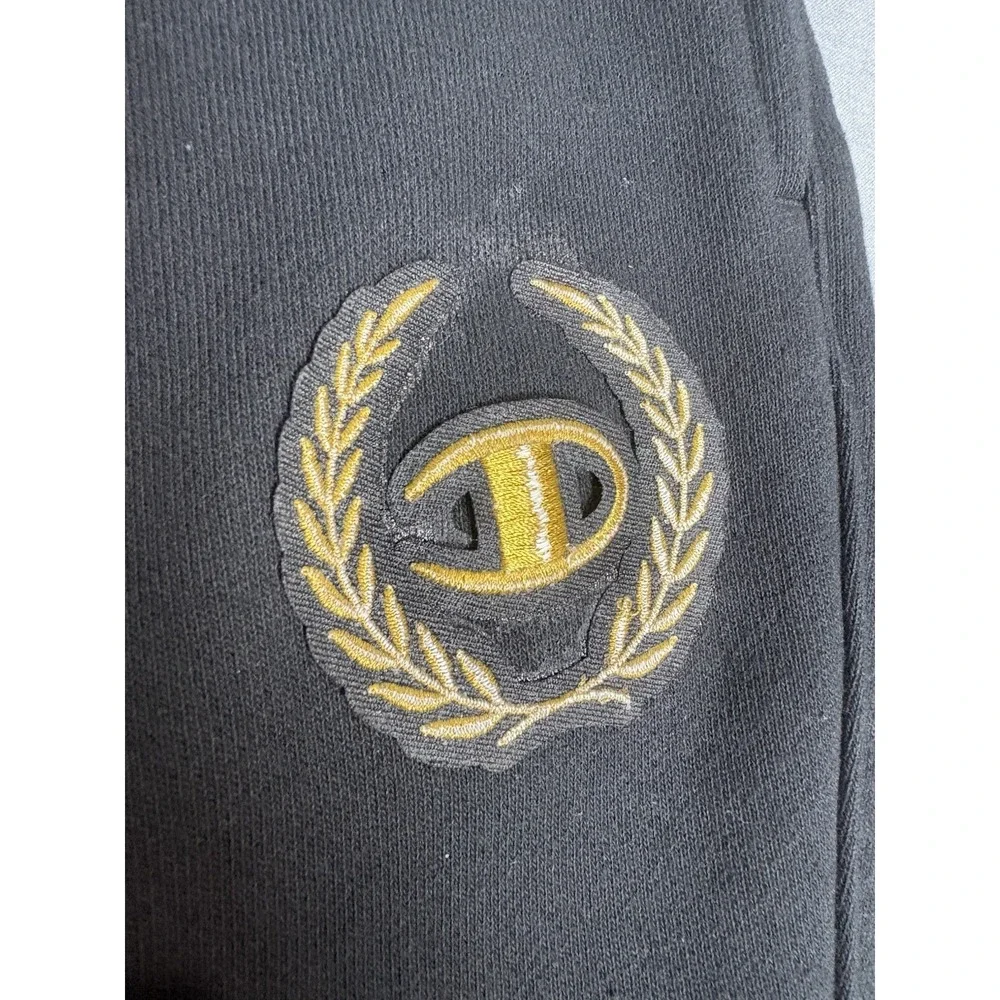 Champion x Muhammad Ali Sweatpants Mens 2XL Black Gold Logo Boxing Joggers